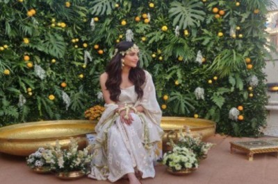 Karishma Tanna-Varun Bangera’s Pre-Wedding Festivities Begin, Actress Wears White Outfit At Her Haldi Function