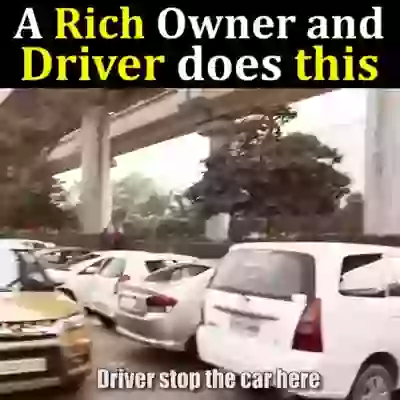 A Rich Owner and Driver Does this