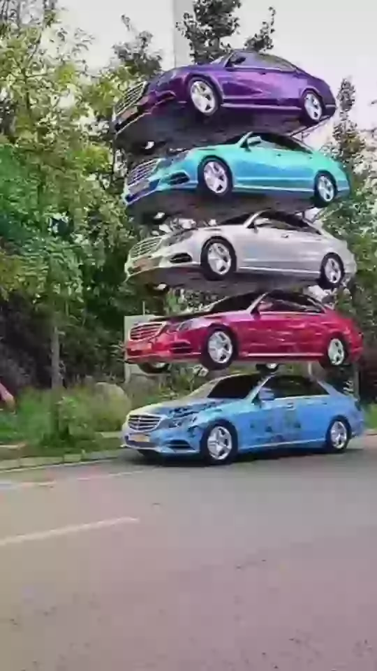 This New Car Parking Invention By Unknown Technology