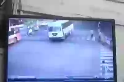 Ahmedabad Bus Car Bike Accident