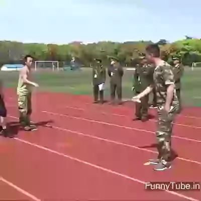 Amazing Chinese fire fighting training