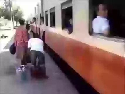 Amazing Get Inside Running Train