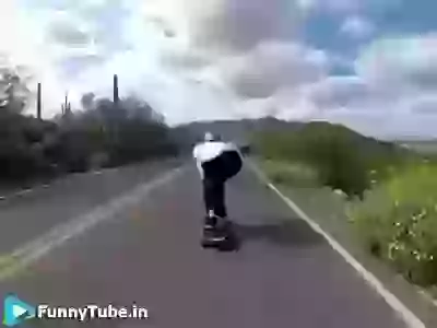Awesome Skate Board Stunt
