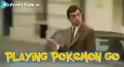 Bean Playing Pokemon Go