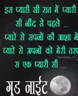 Beautiful Good Night Shayari Whatsapp GIF Status