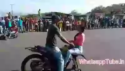 Bike Stunt on one wheel