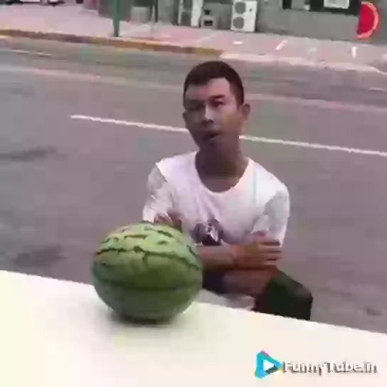 Breaking Watermelon Funny Fail Video