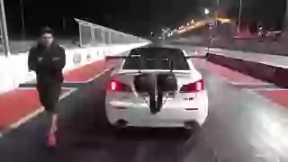 Car Drag And Fly Away