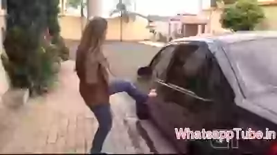 Car driving using legs