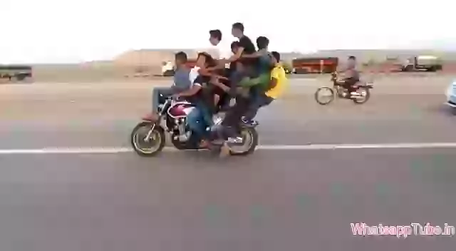 Crazy 9 Boys on Bike