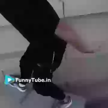 Crazy Stunt On Skyscraper