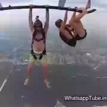 Diving From Helicopter In Dubai