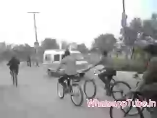 Funny Cycling Boys