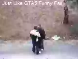 Funny Fail Just Like GTA V