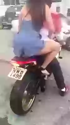 Funny Hot Bike Fail With GF
