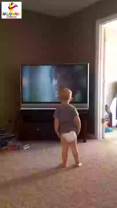 Funny Kid Copy Cat