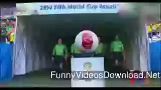 Funny Moment In Live football