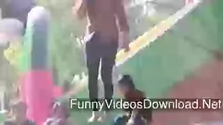 Funny baby Jumping