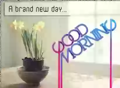 Good Morning Brand New Day Whatsapp GIF