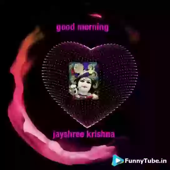 Good Morning Shree Krishna GIF