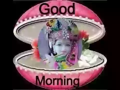 Good Morning Shree Krishna Images And Quotes Video