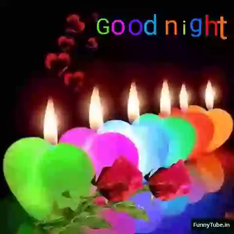 Good Night Candles For You Whatsapp GIF Status