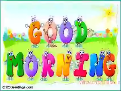 Good morning greeting video
