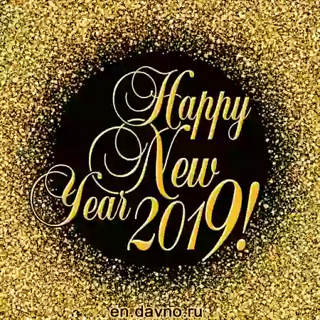 Happy New Year 2019 Animated GIF Video
