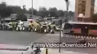 Hilarious Ambulance Stopped On Political Gadhe On The Way