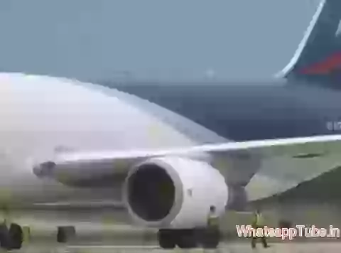 Hilarious Man inside plane wings