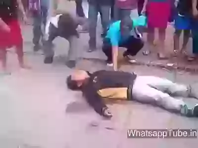 Hilarious stunt gone wrong in fire