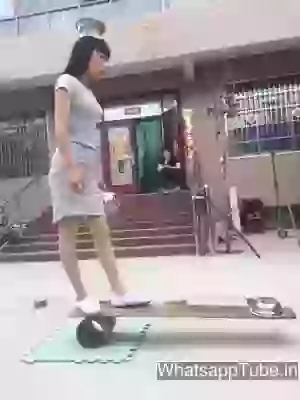 Hot Chini Girl Awesome Stunt