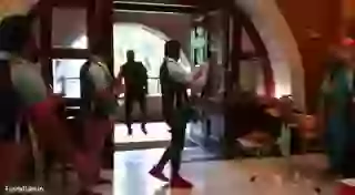 Indian team dancing after series victory against Australia