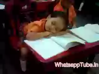 Little Sweet Girl Wants Sleep