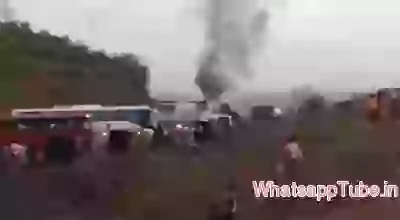 Mumbai Gova Highway Truck Blast