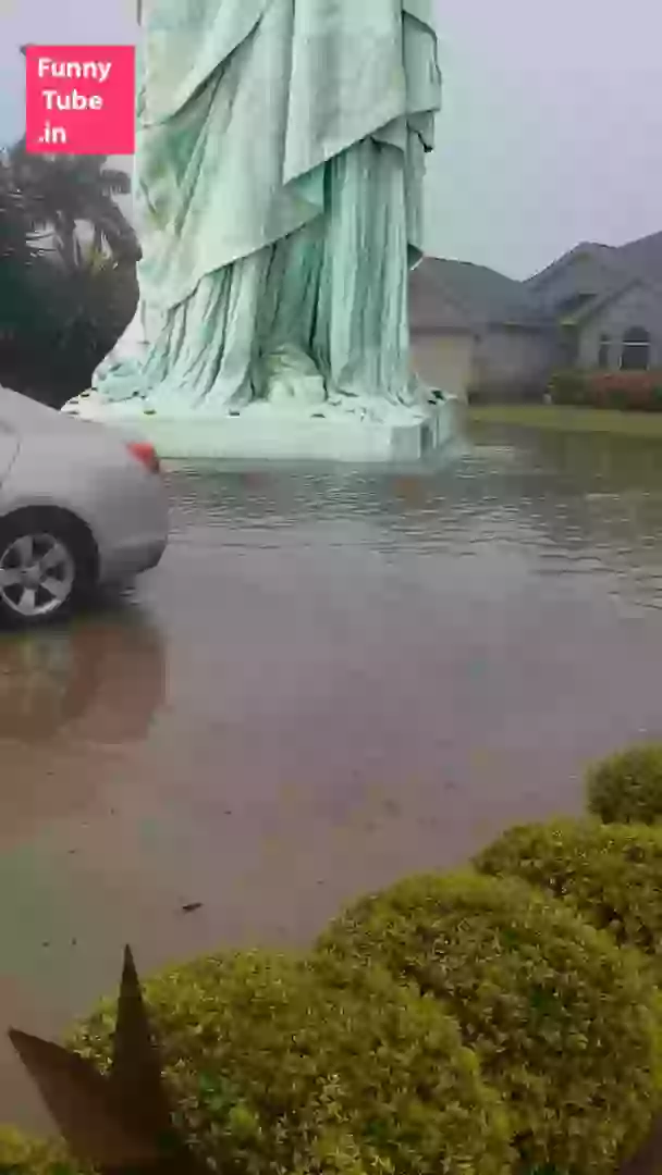 Oh My God Statue Of Liberty In Flood How
