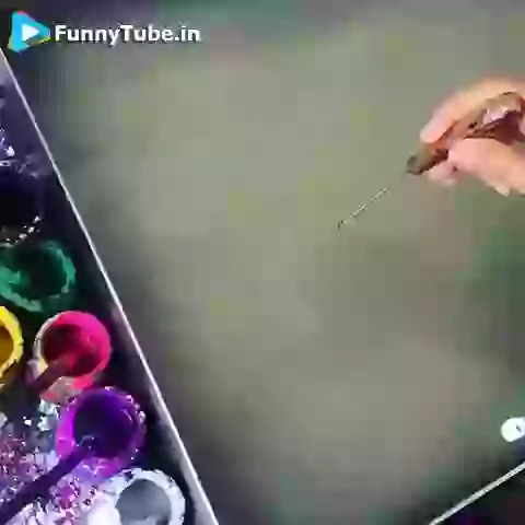 Painting On Water Amazing Art