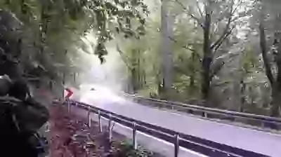 Racing Car Fail At Turning