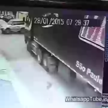 Truck Pulling Car By Mistake
