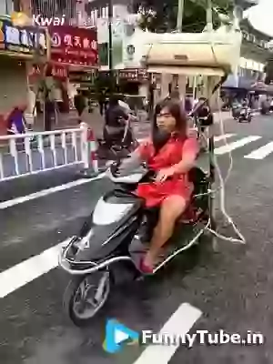 Very funny now AC in bike