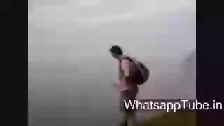 stupid man falls off cliff