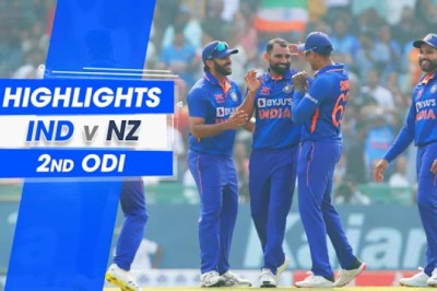 IND Vs NZ 2nd ODI Highlights Watch Link