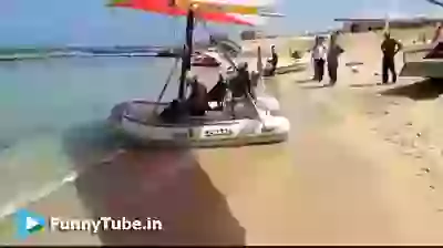 Amazing Stunt Flying With Boat