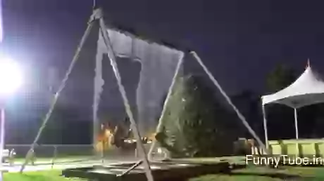 Amazing Waterfall Swing