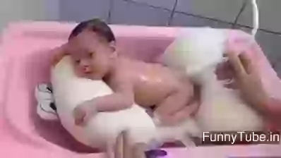 Cute tiny swimming pool for a kid