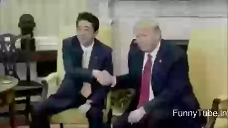 Donald Trump Shakehands Funny