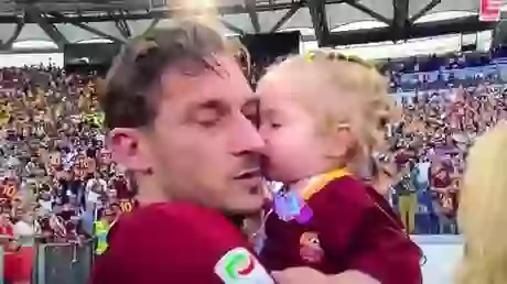 Farewell Of Totti Very Emotional