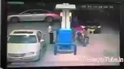 Fire In Petrol station