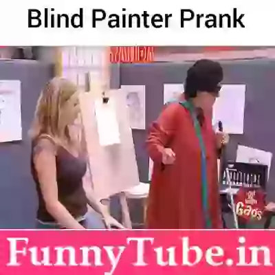 Funny Blind Paint Prank