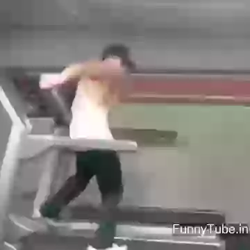 Funny Dance On Treadmill